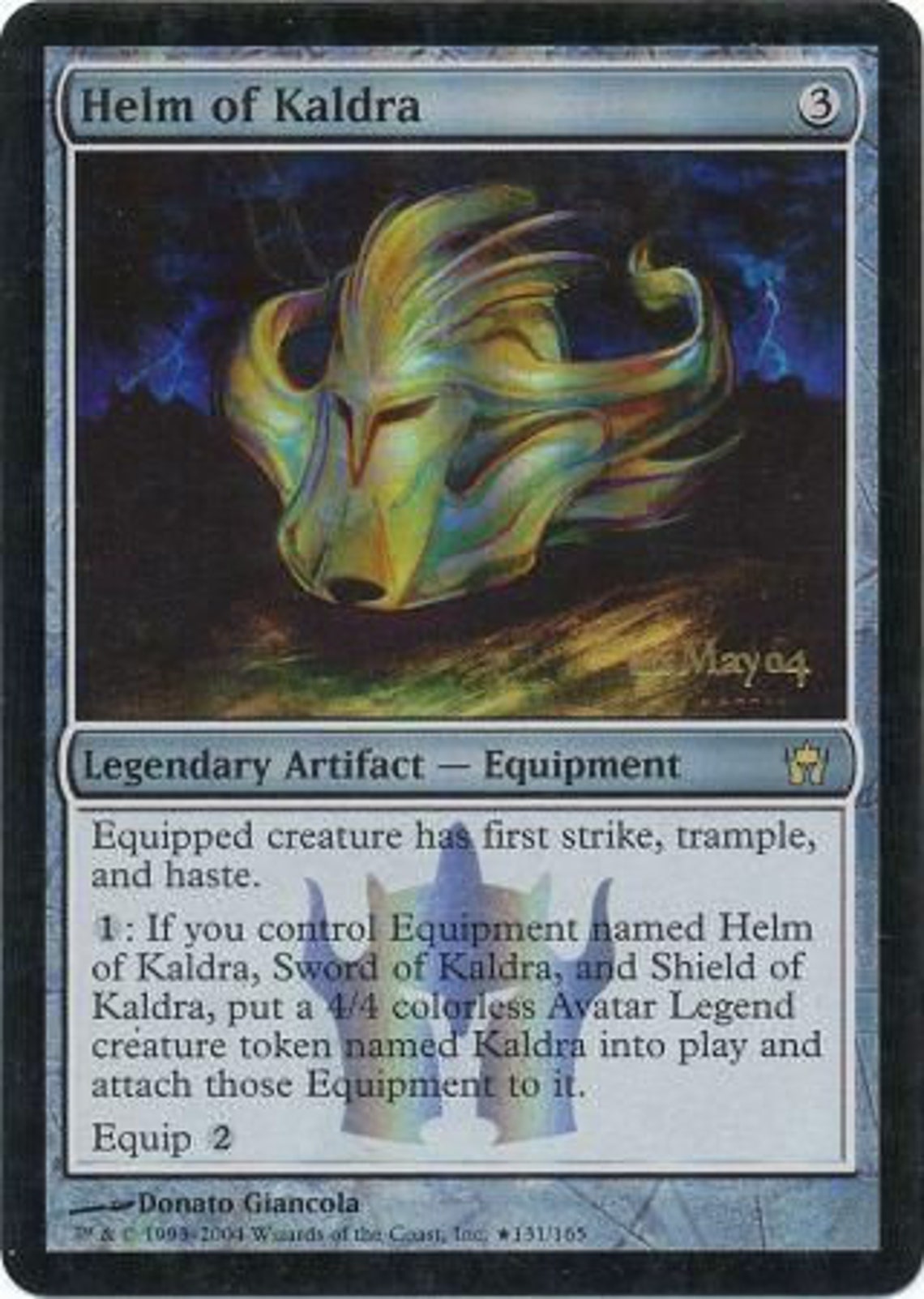 Helm of Kaldra 5DN Prerelease Foil Promo Magic: The | Etsy