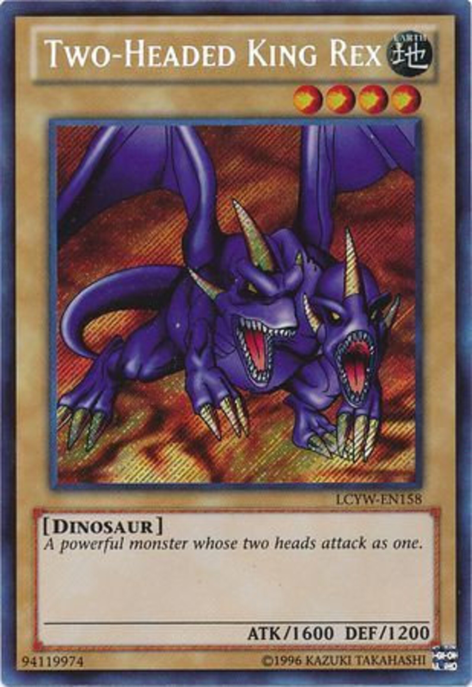 TwoHeaded King Rex LCYWEN158 Secret Rare Unlimited Etsy
