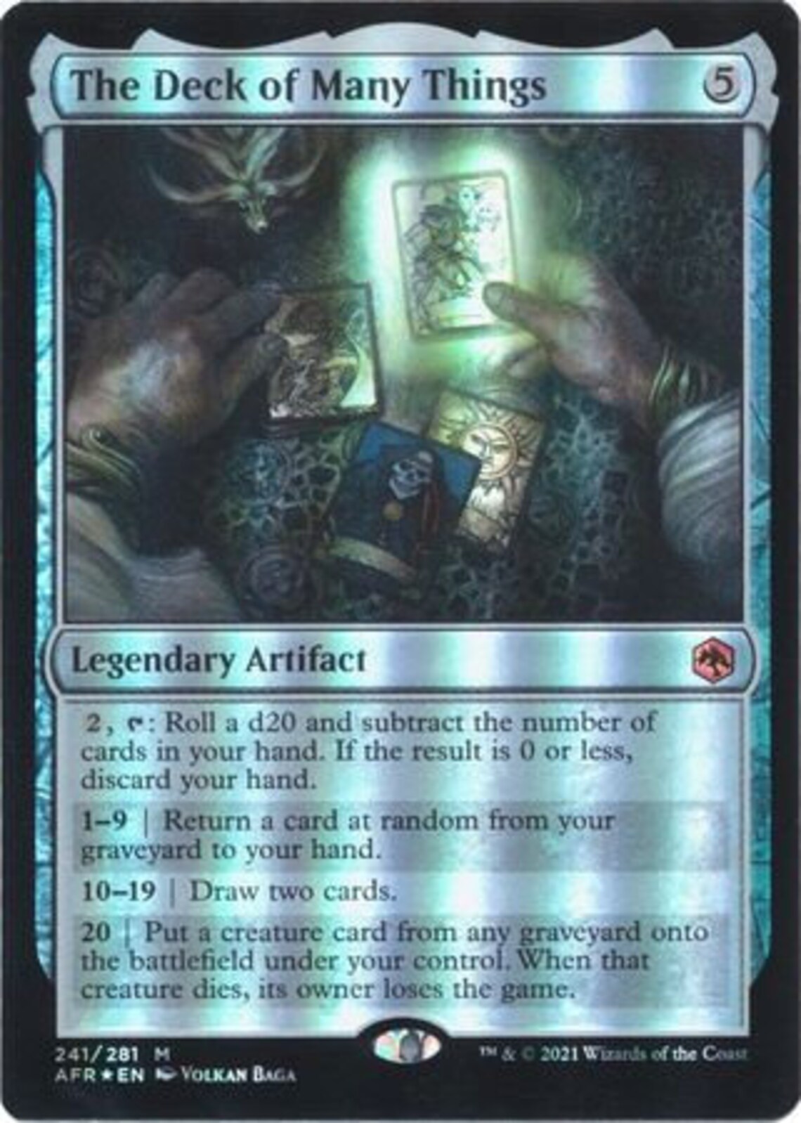 The Deck of Many Things 241/281 Foil Adventures in the Etsy