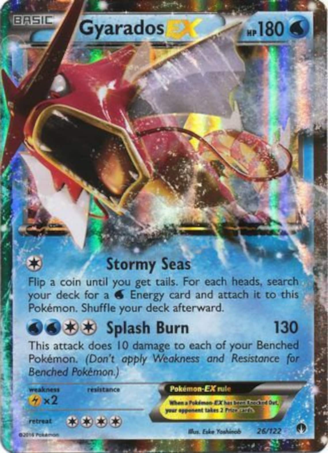 Gyarados EX 26/122 Ultra Rare XY Breakpoint Singles Etsy