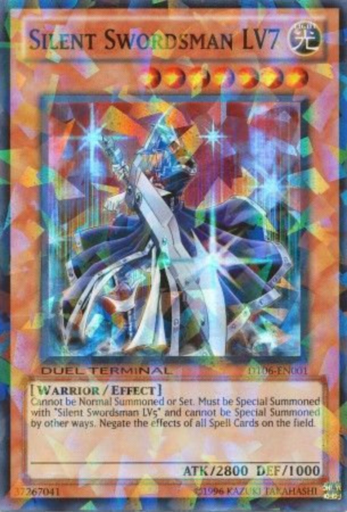 Silent Swordsman LV7 DT06-EN001 Super Parallel Rare Duel | Etsy