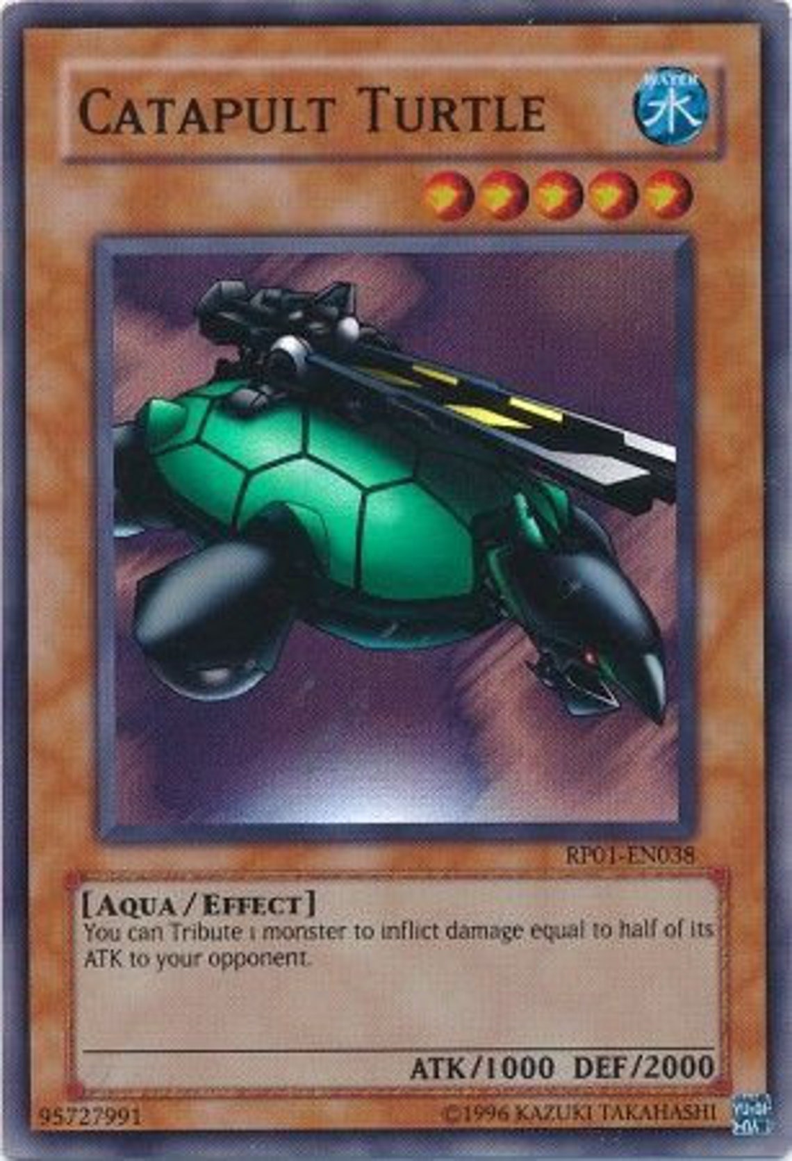 Catapult Turtle RP01EN038 Super Rare Retro Pack 1 RP01 Etsy