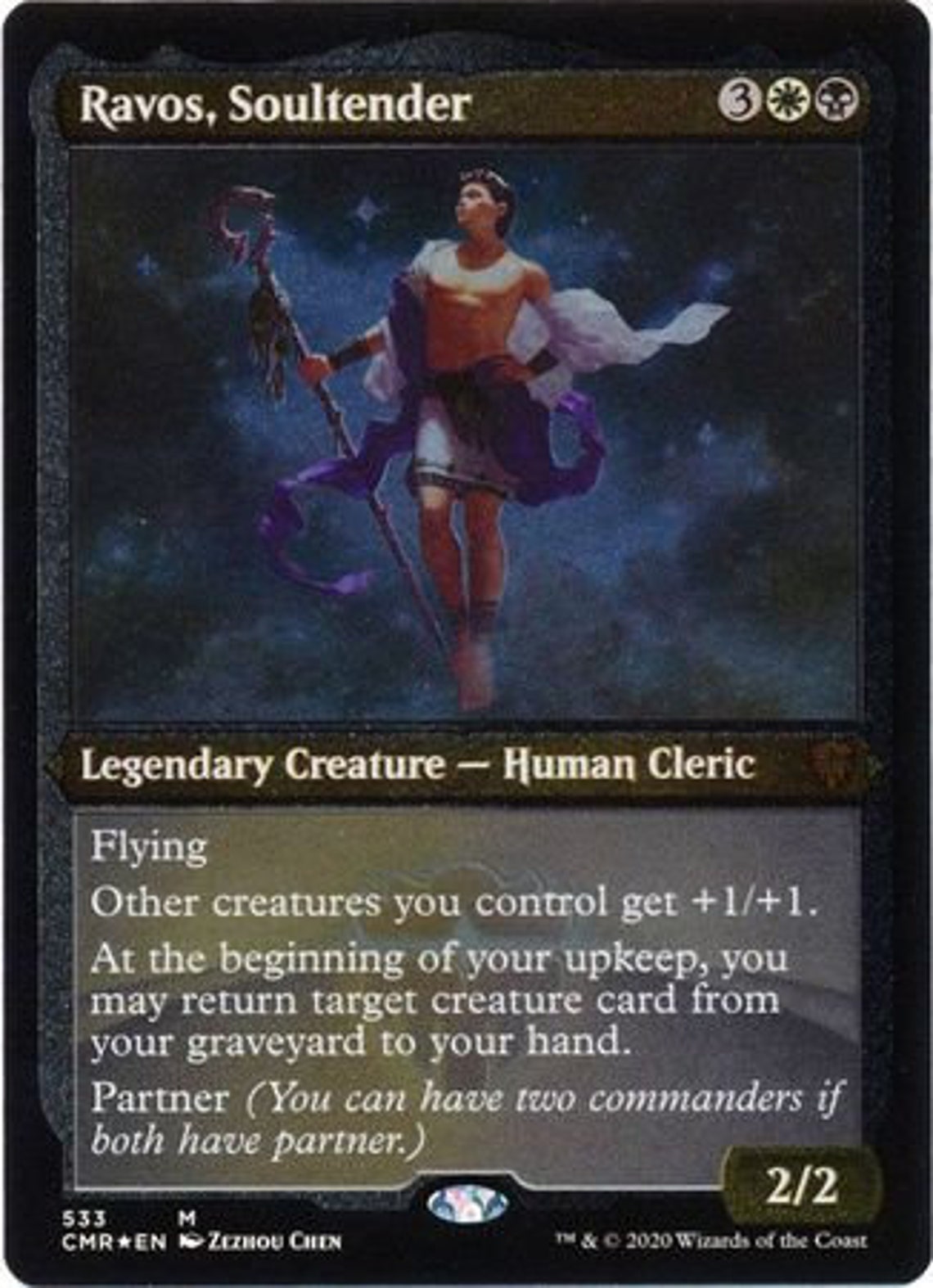 Ravos Soultender 533 Etched Foil Commander Legends Etched Etsy