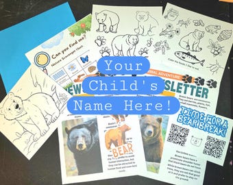 Mailbox Adventures Kid Snail Mail Club, Happy Mail Bundle for kids, Learn about Fun Topics, Send Mail to your kids, Great Gift for Grandkids