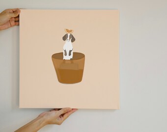 Art mural numérique, cadeaux pour les amateurs de teckels, affiche numérique Doxie, cadeaux pour les amateurs de chiens