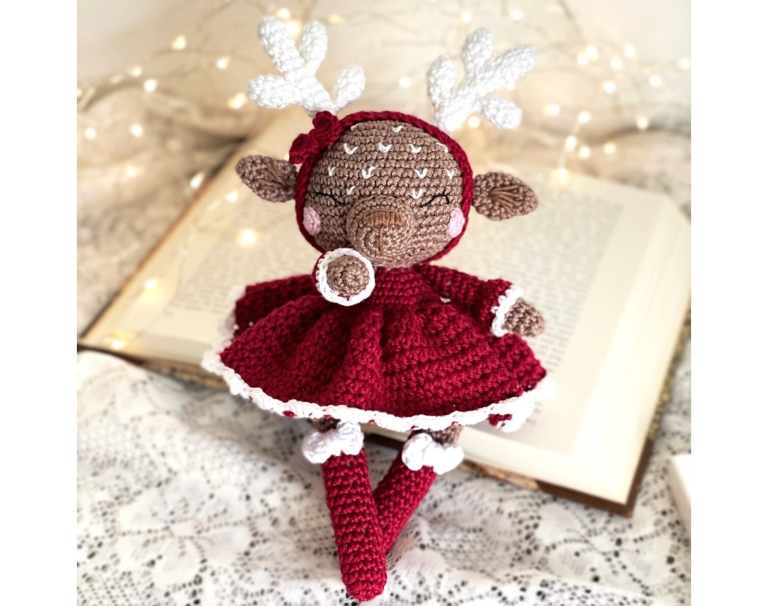 39 Deer Crochet Patterns for Woodland, Holiday, and Amigurumi Projects 24 Leah the Deer crochet