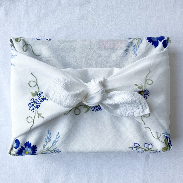 Eco-Friendly Furoshiki Gift Wrap Vintage Cloth Wrapping for presents