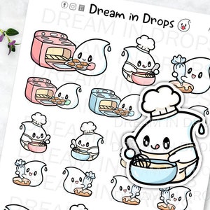 Baking sampler stickers