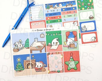 Christmas Mini Weekly kit, Holiday mini planner kit