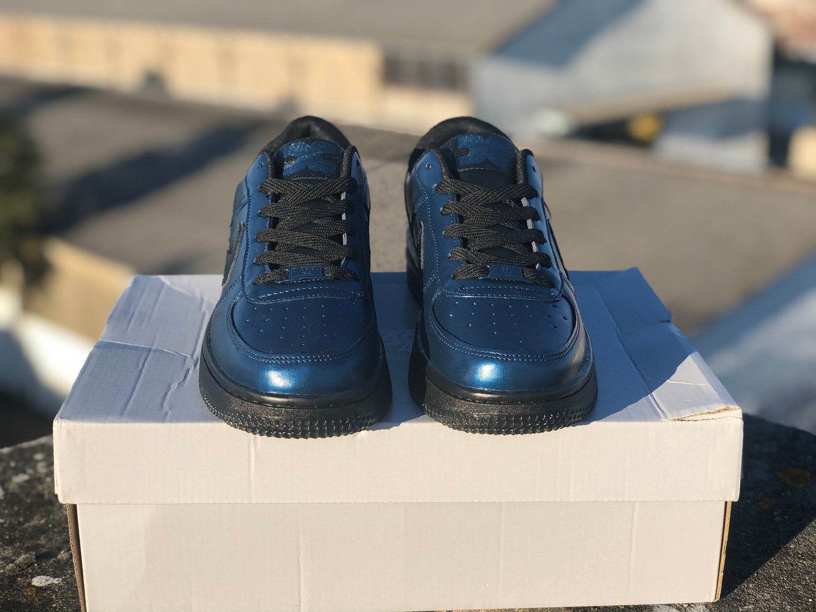 Nike Air Force 1 Custom Venom Etsy