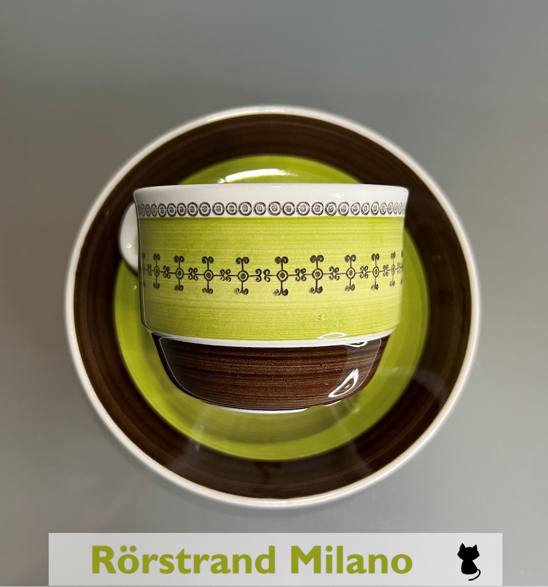 Rörstrand Milano Coffee Cup Set (B) by Hertha Bengtson From 1970s, Made ...