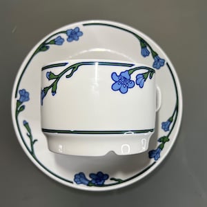 Swedish Vintage Rorstrand Ingrid Tea Cup and Saucer; Rörstrand VDN P555