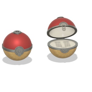Pokeball Game Holder 3D File