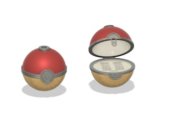 Pokeball Game Holder 3D File