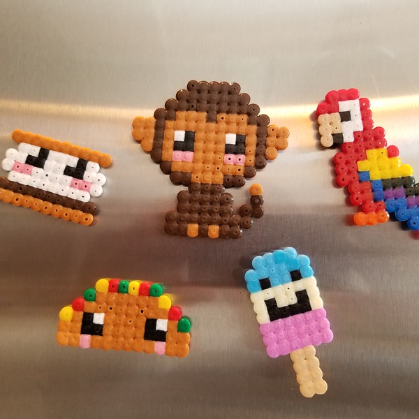 Hama Bead Fridge Magnets