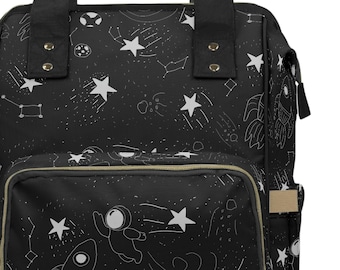 Astronauta criança mochila feminina acessórios bolsa de fraldas armazenamento novo saco de presente de chá de bebê