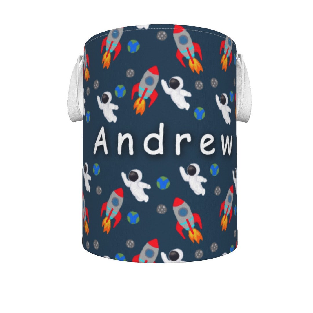 Red Cloud Galaxy Space Laundry Basket