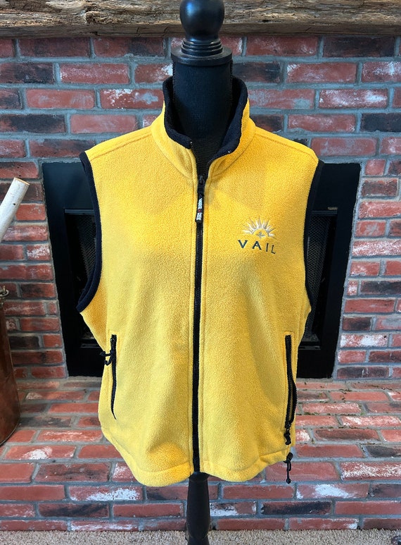 Vintage Vail Colorado Fleece Vest