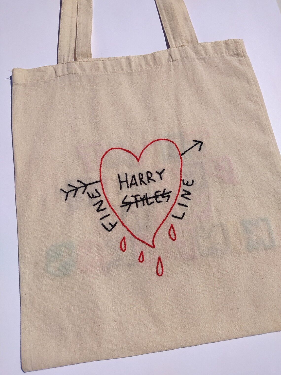 Harry Styles Fine Line Tote Bag Etsy