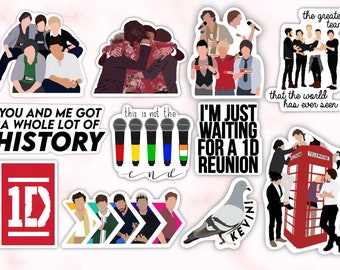 one direction stickers pack etsy