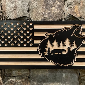 Customizable Bear Flag