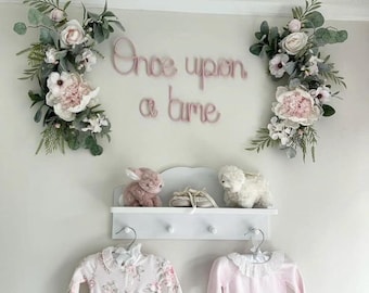 Once upon a time knitted words