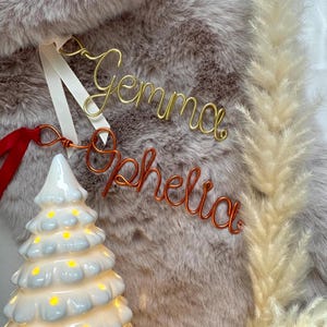 1x Christmas personalised decoration