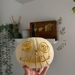 Wire pumpkin decorations image 5