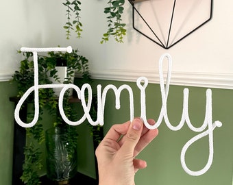 Familiegebreid/plat draadwoord