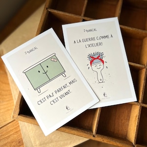 Pack of 2 postcards
