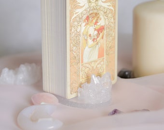 Resin Tarot Deck Display Stand | Tarot Deck Holder, Crystals | Divination Decorative