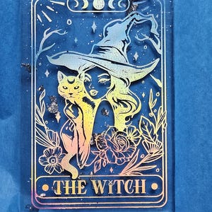 NEU* Holografische Resin Tarot Karte | Lustiges Tarot Kartenspiel | Der AntiSoziale Schmetterling