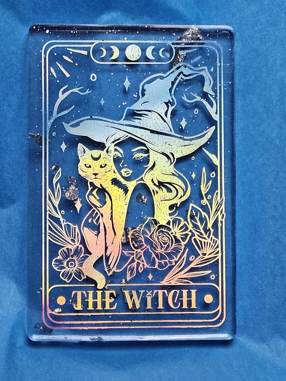 NEW* Holographic Resin Tarot Card | Funny Tarot Deck | The AntiSocial Butterfly