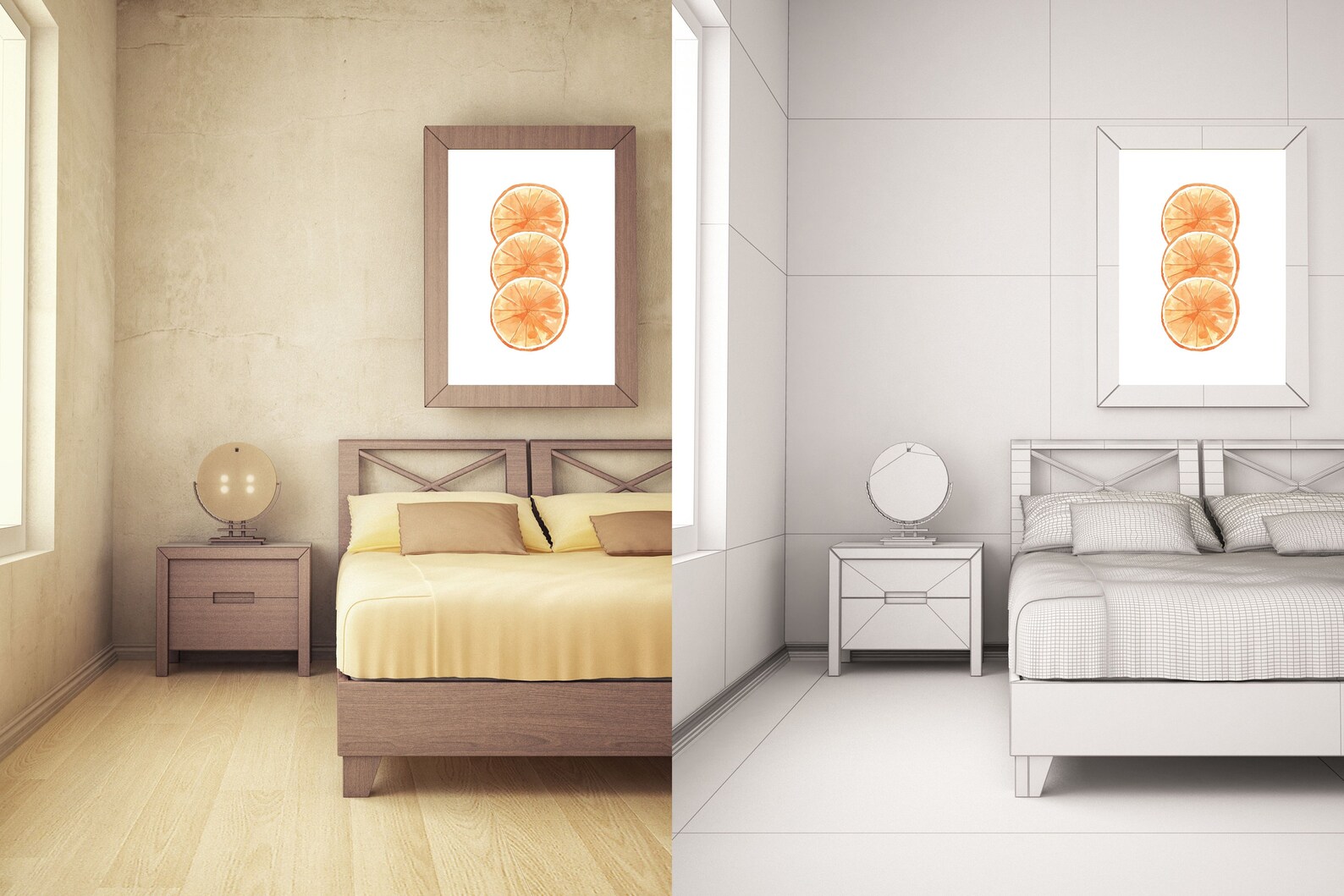 Kitchen Printable Wall Art Orange Slice Wall Poster Kitchen | Etsy