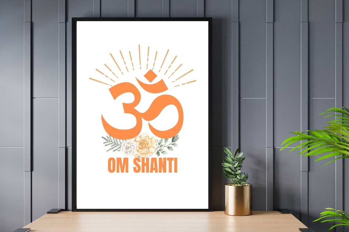 Printable Om Wall Art Ohm Wall Poster Hanging Zen Decor for - Etsy