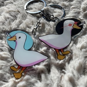 Keychain - Goose with Knife