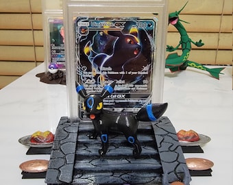 Custom Umbreon PSA stand.