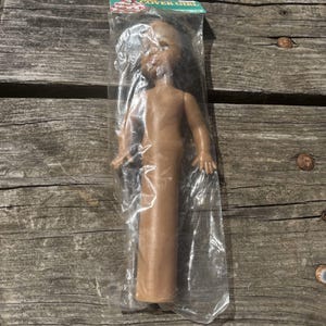 Darice Cover Girl Doll Toilet Tissue Doll 10" Vintage New 1993 Black image 1
