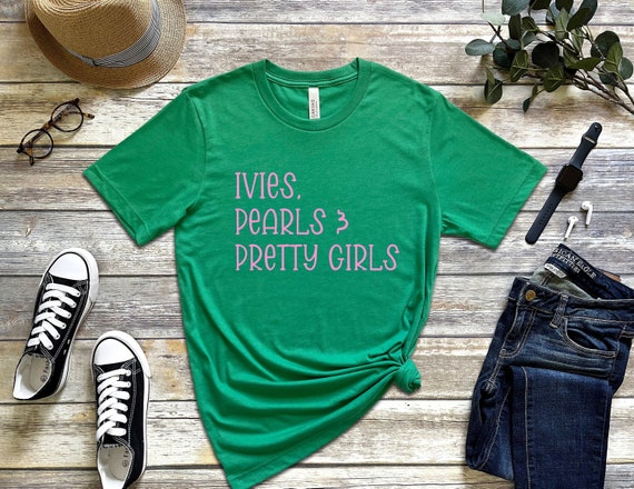 Ivies Pearls & Pretty Girls T-shirt - Etsy