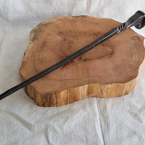 Rail Spike BBQ Meat Flipper - Hand Forged from Reclaimed Railroad Spike