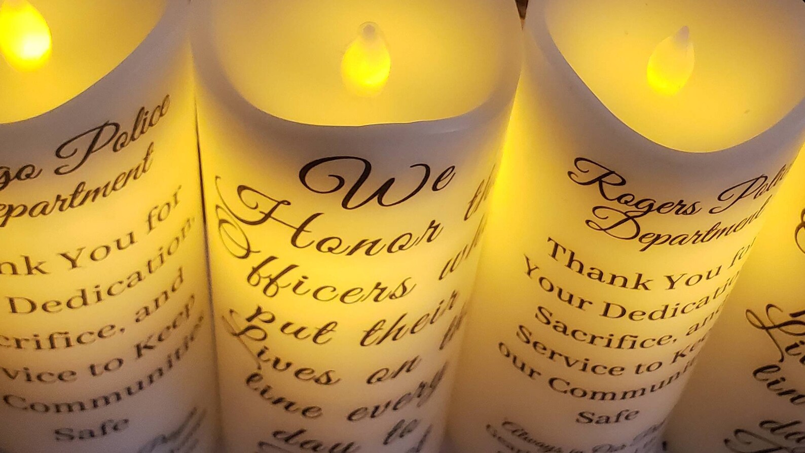 Flameless Memorial Candle to Honor Loved Ones Etsy