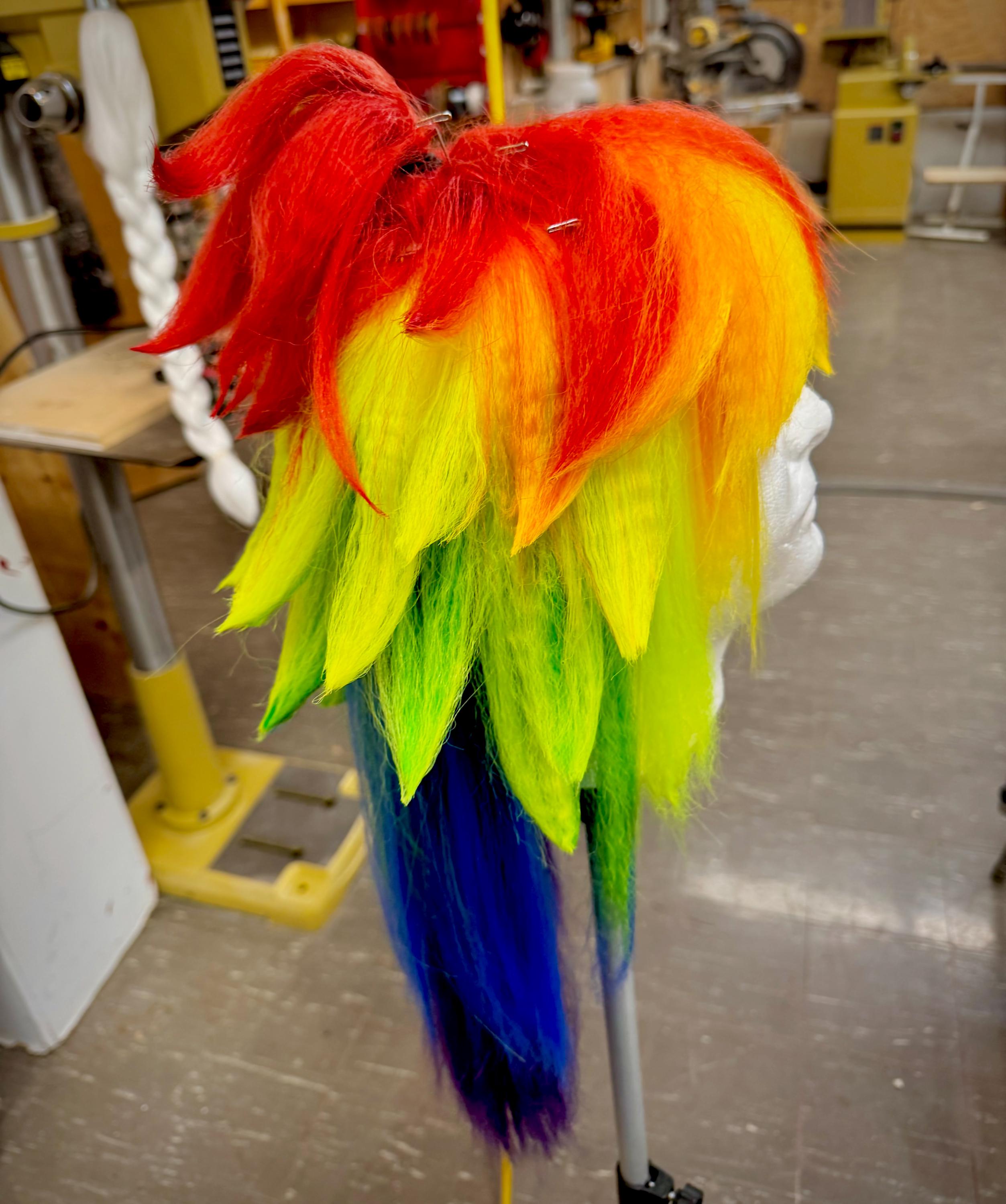 レインボーダッシュ マイリトルポニー レインボー コスプレウィッグ