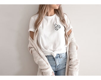 かわいいてんとう虫のTシャツ | てんとう虫のTシャツ | 自然愛好家へのギフト | 動物愛好家へのギフト | 誕生日ギフト | てんとう虫愛好家シャツ | シンプルなてんとう虫のTシャツ