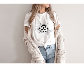 Cute Ladybug T-Shirt | Ladybug Shirt | Nature Lover Gift | Animal Lover Gift | Birthday Gift | Ladybug Lover Tee | Simple Ladybug T-Shirt