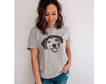 Camiseta unisex de manga corta / Camiseta gráfica de perro lindo / Camisa de perro / Ropa para mascotas / Camisas de mamá de perro / Camiseta de regalo / Camisetas de amante de perro / Gran regalo