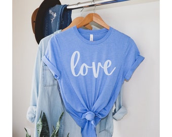 Camiseta unisex de manga corta / Camiseta de amor / Camiseta gráfica de amor lindo / Camisetas de amor / Camiseta gráfica de amor / Camiseta de mamá / Regalo de camiseta gráfica de amor