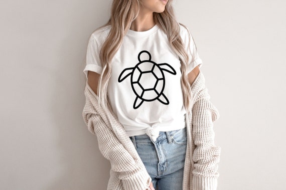 Turtle T-Shirt | Cute Turtle Shirt | Nature Lover Tee | Sea Turtle Love Gift | Cute Vacation Beach Tees | Super Comfortable T-Shirt