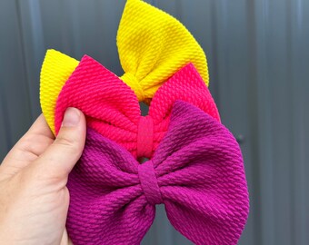 50 solid color baby 3-5 inch bow, choose your color and size, toddler bow, kid's bow