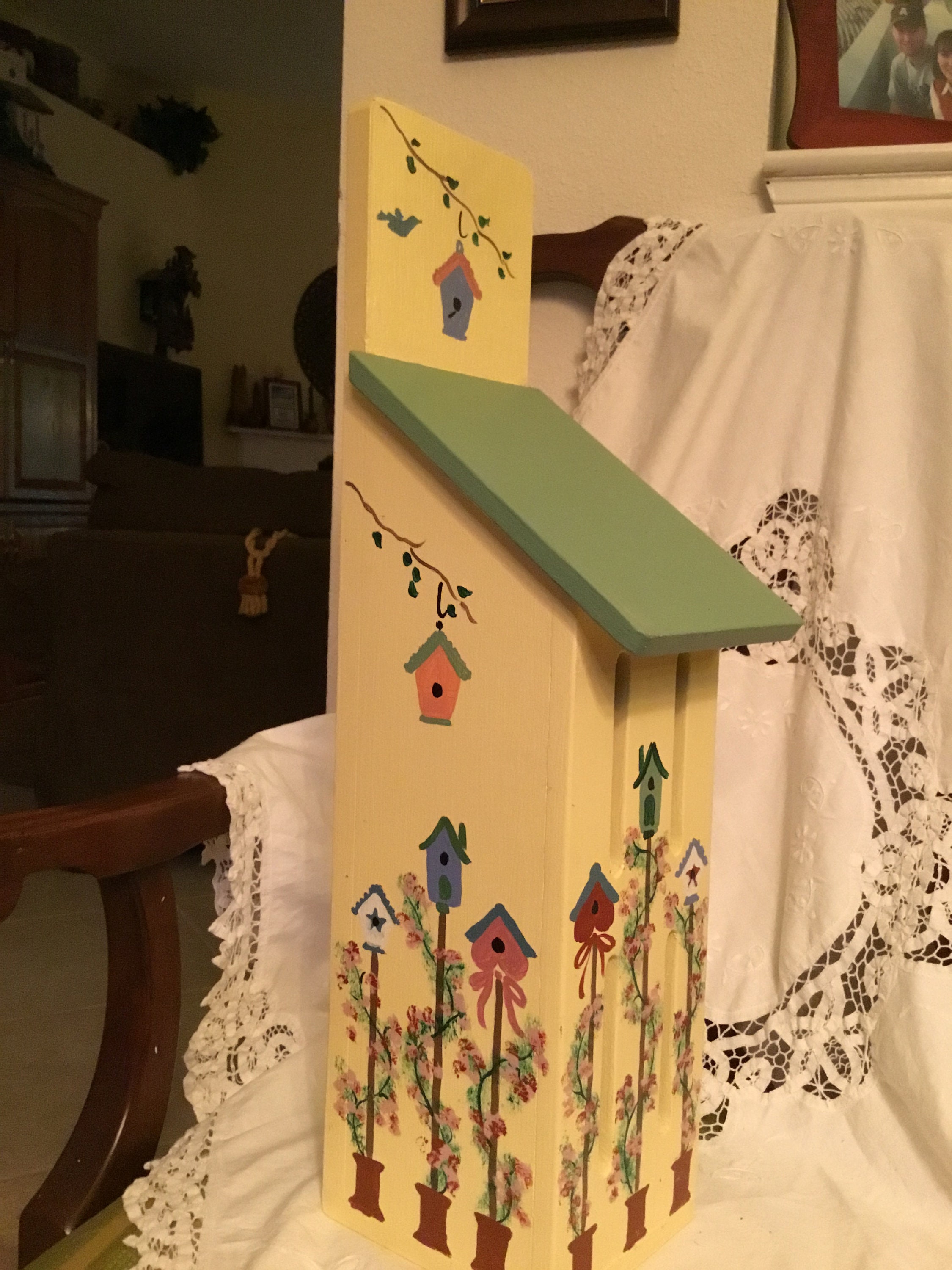 Hand painted Homemade Butterfly house Etsy
