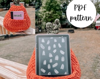 Pumpkin Pouf Crochet Pattern | pdf file| Bookish | Book Gifts | Booktok